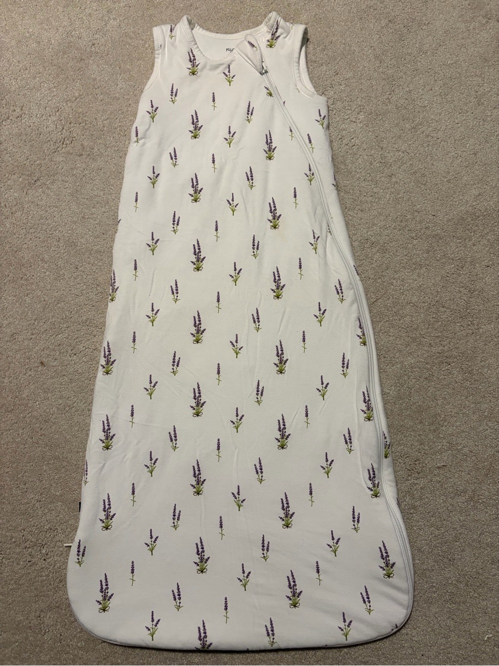Kyte BABY 1.0 Tog Sleep Sack with Lavender Sprig Print